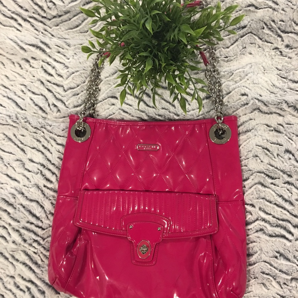 Pink Patent Leather Coach purse